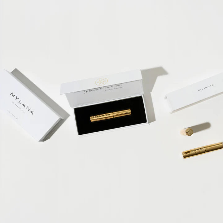 Sérum pour les cils Mylana de la Boutique Flair, salon d'extensions capillaires à Blainville.