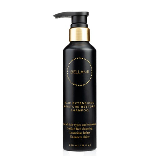 Shampoing pour extensions de cheveux Bellami pour extensions capillaire de la Boutique Flair, boutique de produits pour cheveux et salon de coiffure à Blainville. Ils offrent des produits tels que des shampoings sans sulfate, des masques capillaires, des gels douche, des après-shampoings. Ils sont non seulement certifiés par Bellami, mais ils offrent également des produits de plusieurs autres marques telles que Oribe Canada, T3, Iles Formula, QiQi, et bien d'autres !