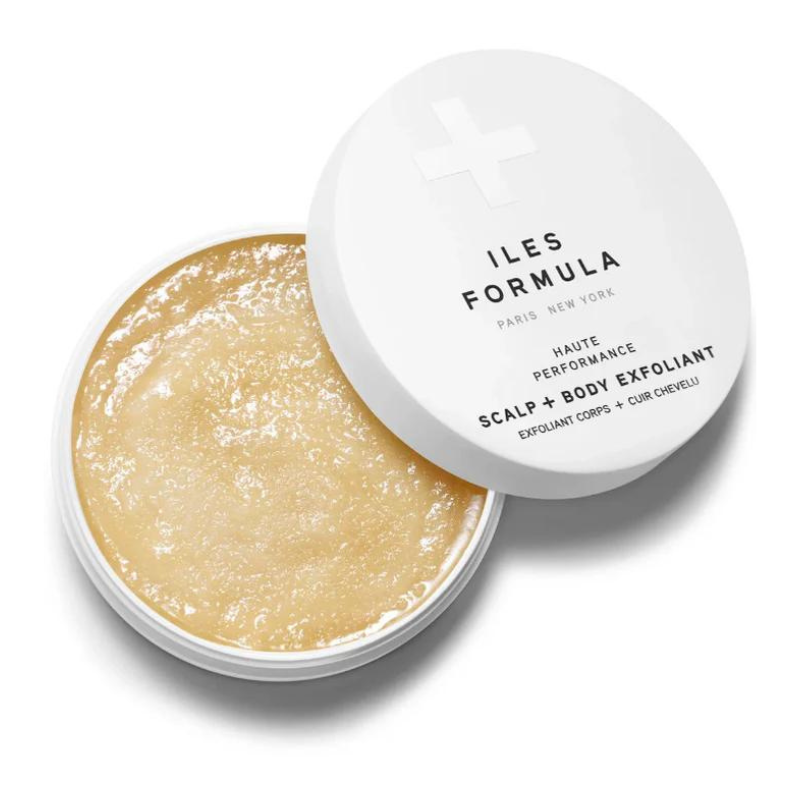 Scalp and Body Exfoliant pour le corp Iles Formula de la Boutique Flair, salon d'extensions capillaires à Blainville.