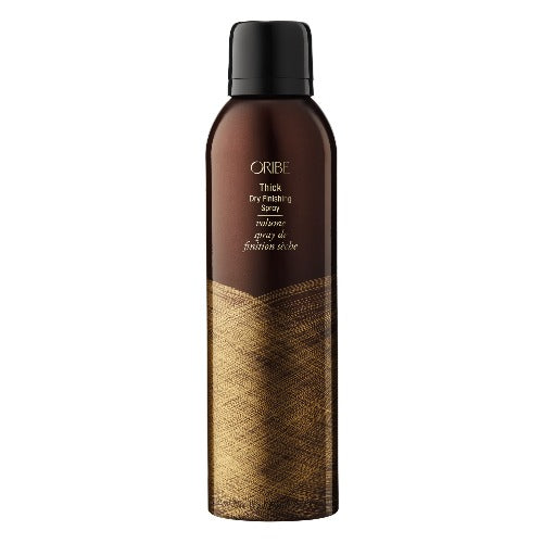 Produit Oribe Thick Dry Finishing Spray de la Boutique Flair, boutique de produits pour cheveux et salon de coiffure à Blainville.