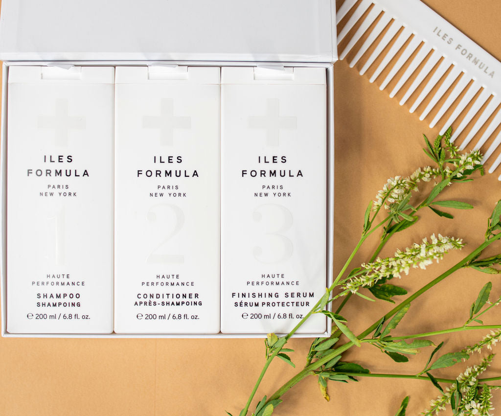 Produits Iles Formula de la Boutique Flair, boutique de produits pour cheveux et salon de coiffure à Blainville.