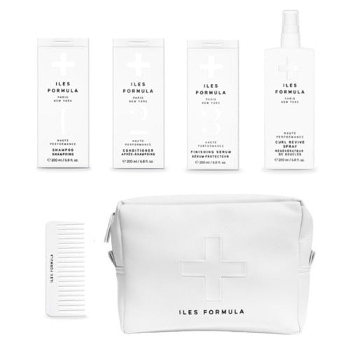 Pochette Iles Formula de la Boutique Flair, boutique de produits pour cheveux et salon de coiffure à Blainville.