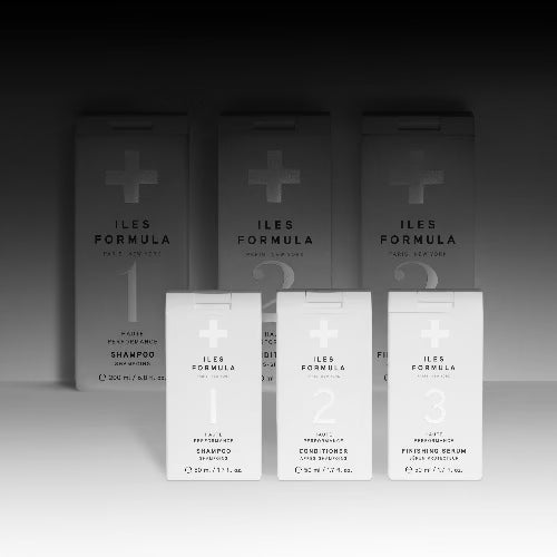 Booster Anti-Chute Iles Formula de la Boutique Flair, boutique de produits pour cheveux et salon de coiffure à Blainville.